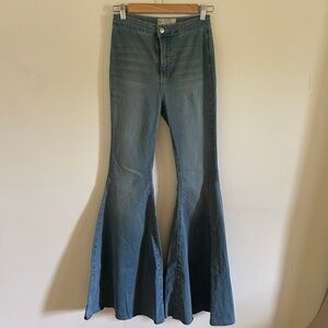 SOLD Free People Denim Flare Bellbottom Jeans